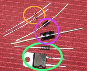 Diodes diverses.